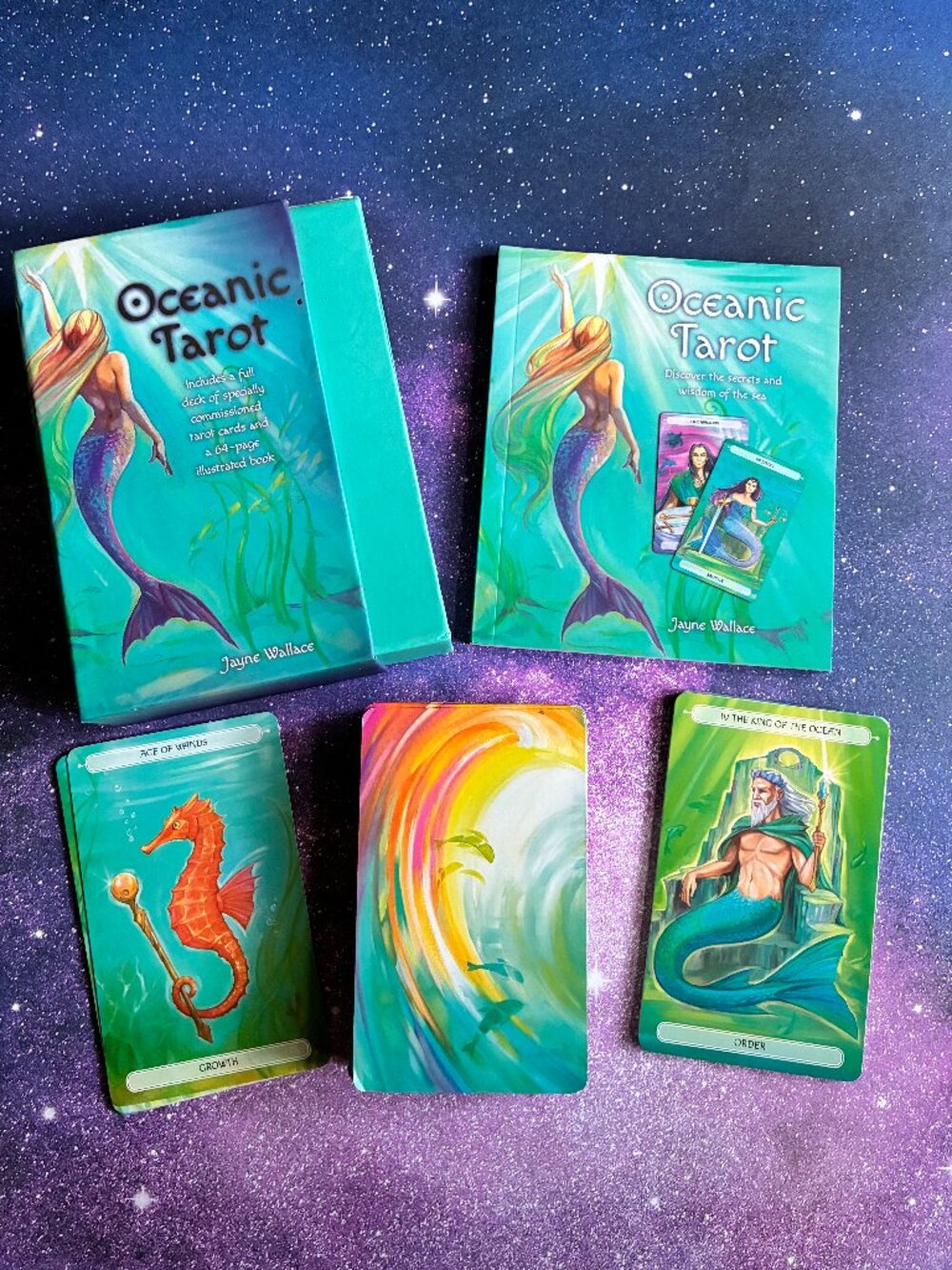 OCEANIC TAROT WITH GUIDE BOOK by JAYNE WALLACE CARDS